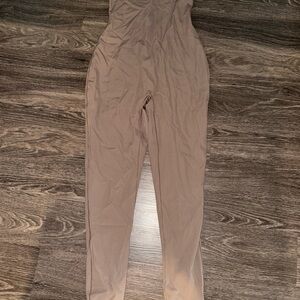 Skims all in one jumpsuit in umber
